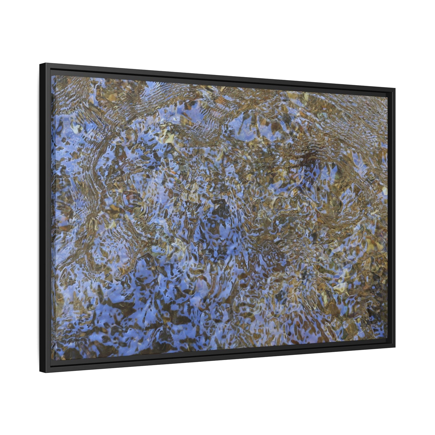 Aquatic Reflections - Unique Stretched Canvas Wall Art
