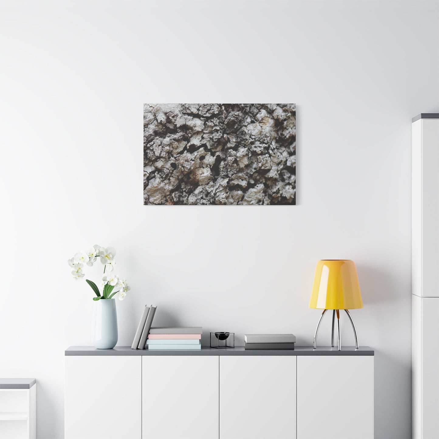 Cracked Earth Tapestry - Unique Frameless Canvas Wall Art