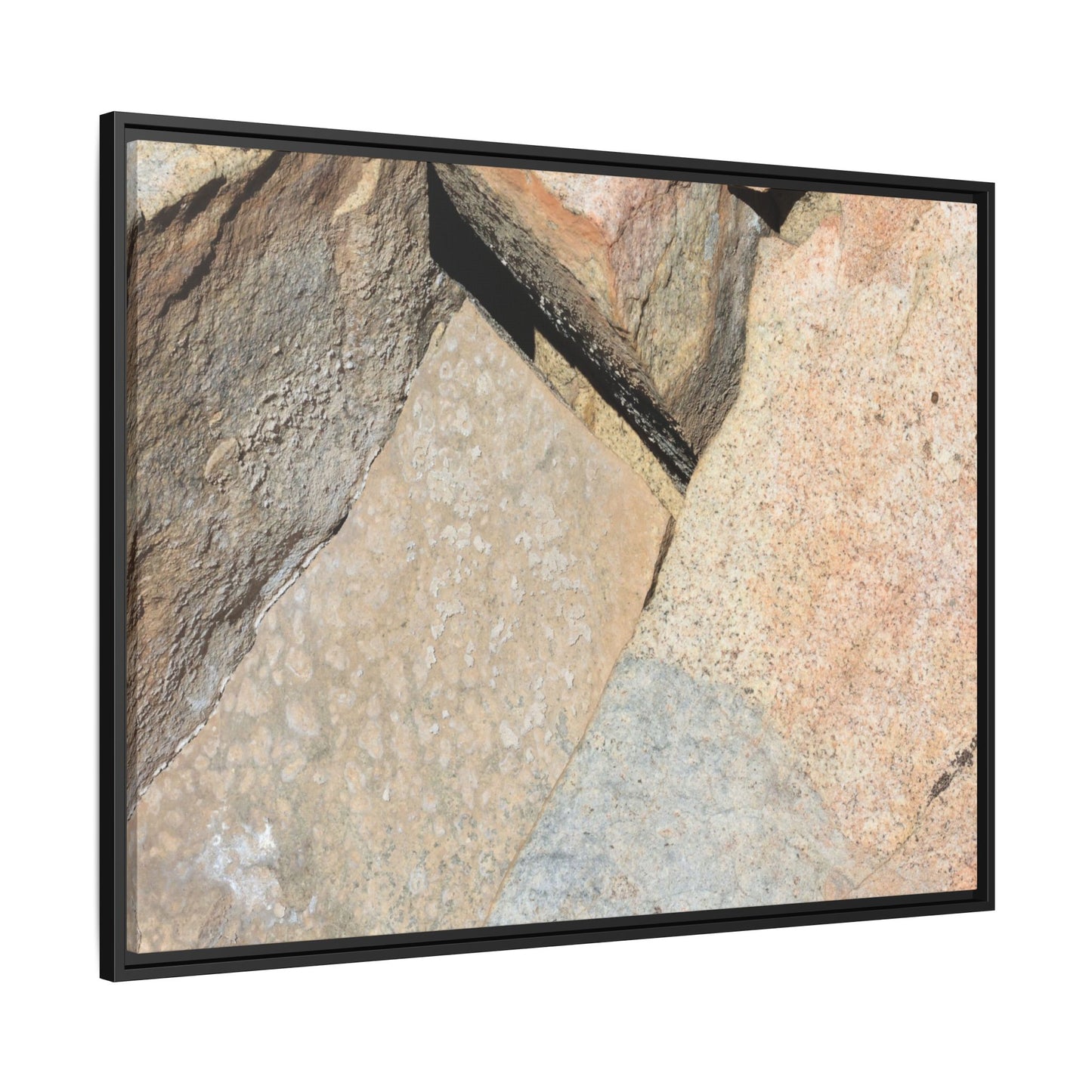 Rock Fragment - Unique Stretched Canvas Wall Art