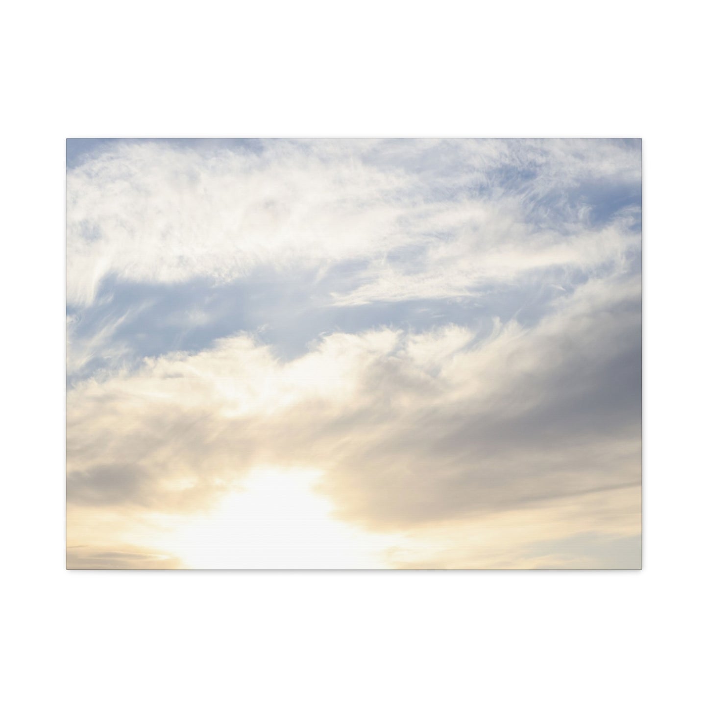 Whispers of Ethereal Light - Unique Frameless Canvas Wall Art