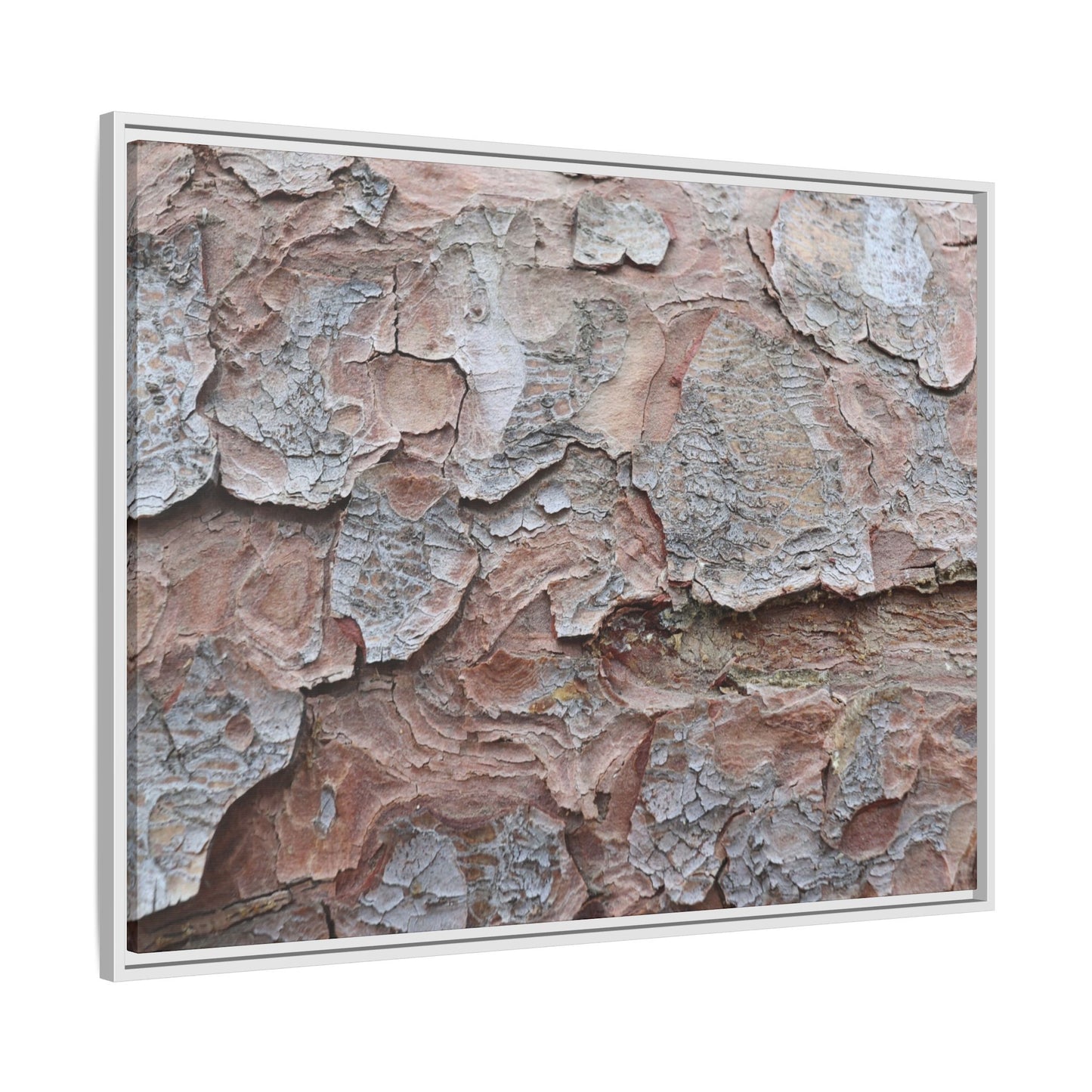 Flaking Serenity - Unique Stretched Canvas Wall Art