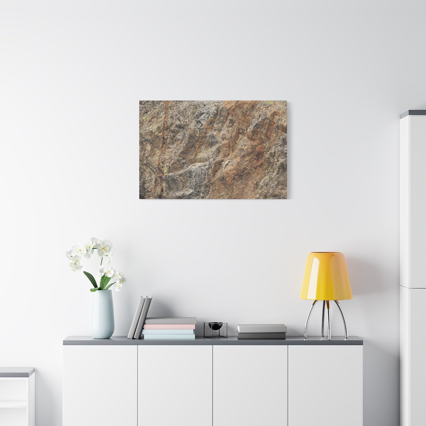 Erosion's Palette - Unique Frameless Canvas Wall Art