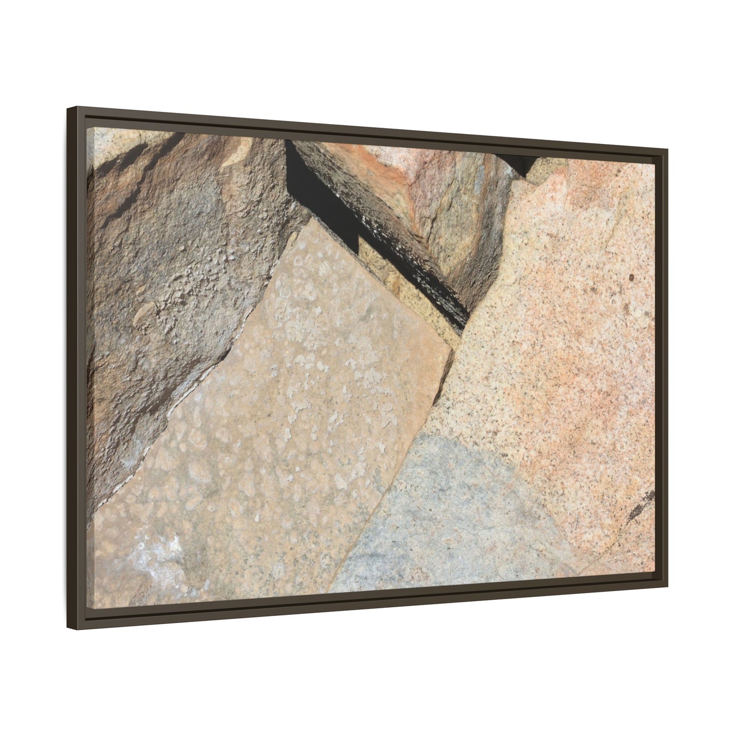 Rock Fragment - Unique Stretched Canvas Wall Art