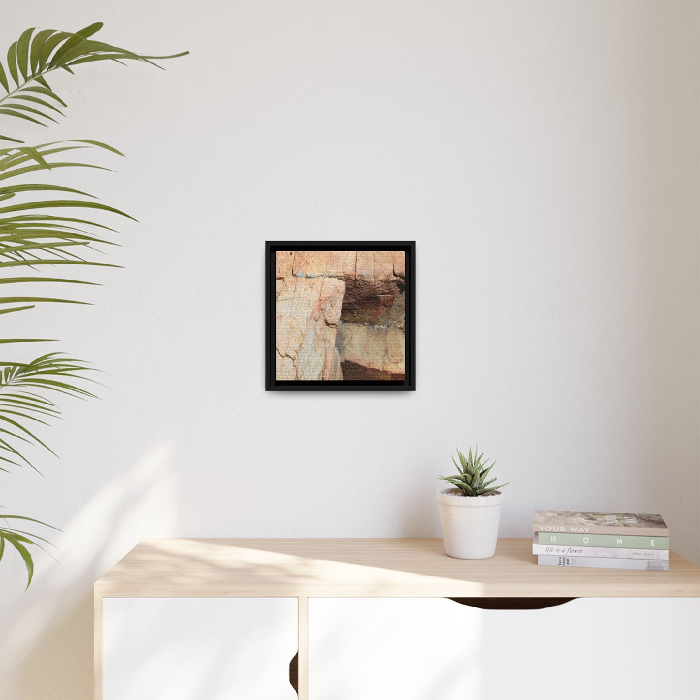 Fractured Stone - Unique Stretched Canvas Wall Art