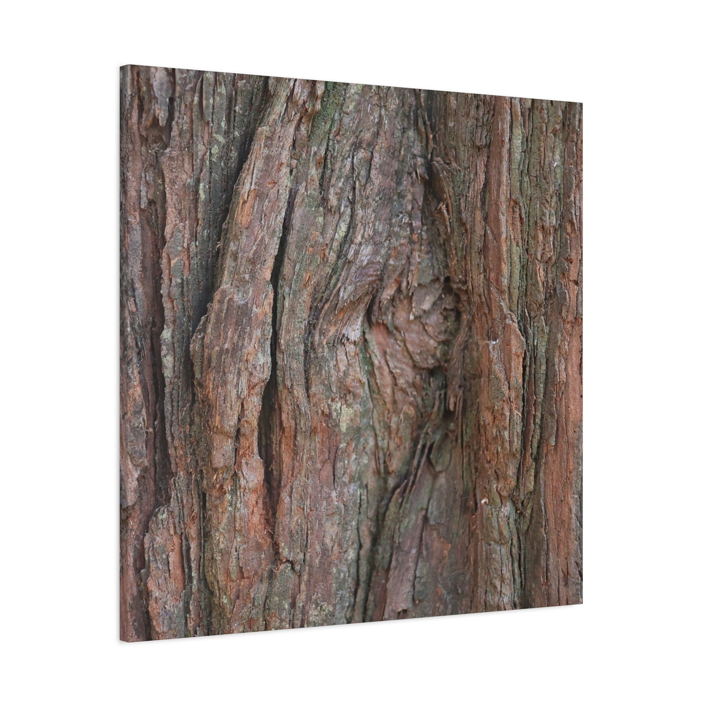 Rustic Embrace - Unique Frameless Canvas Wall Art