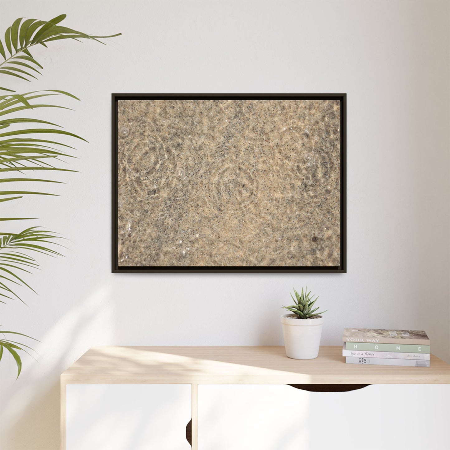 Whispers of Sand - Unique Stretched Canvas Wall Art