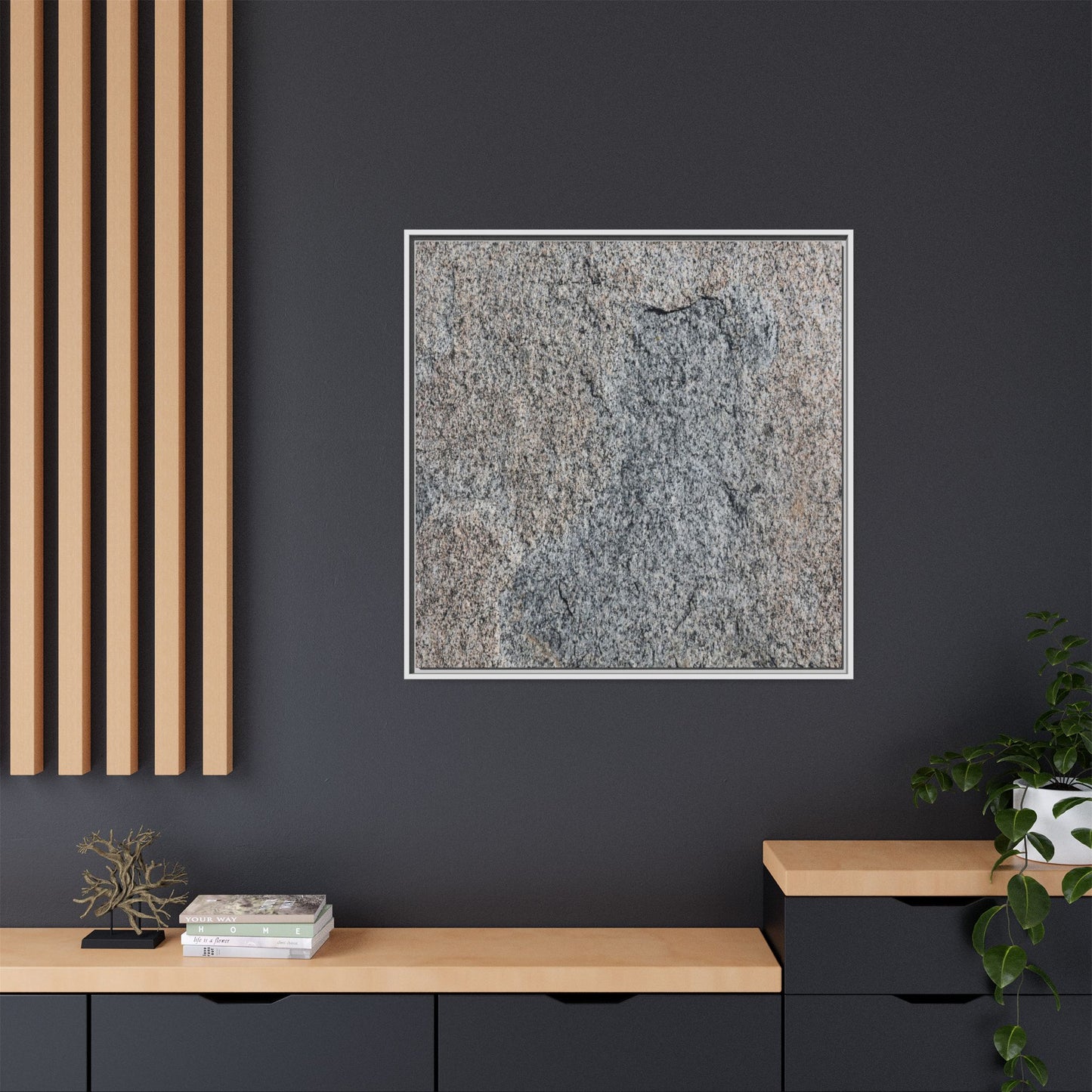 Stone Symphony - Unique Stretched Canvas Wall Art