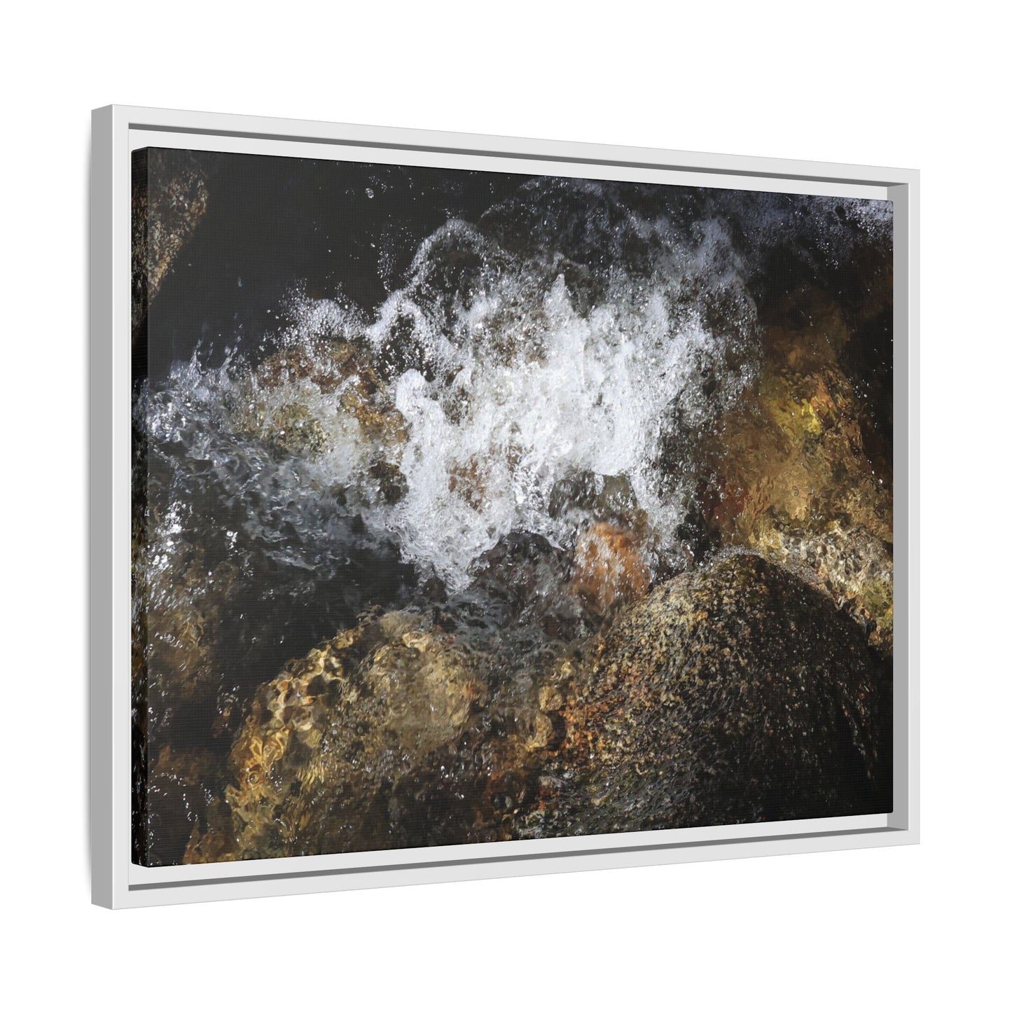 Cascading Momentum - Unique Stretched Canvas Wall Art