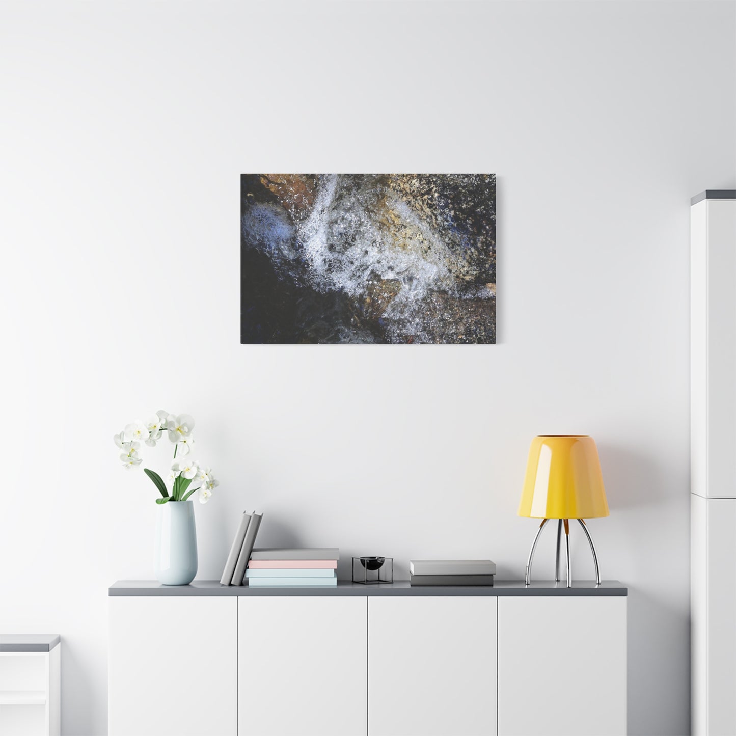 Liquid Stone - Unique Frameless Canvas Wall Art