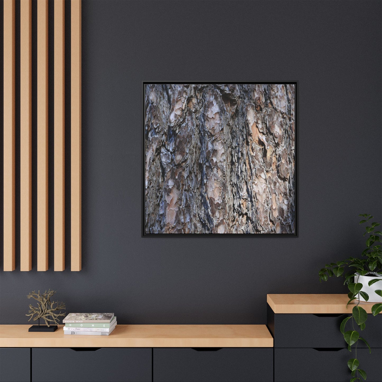 Weathered Patterns - Unique Stretched Canvas Wall Art