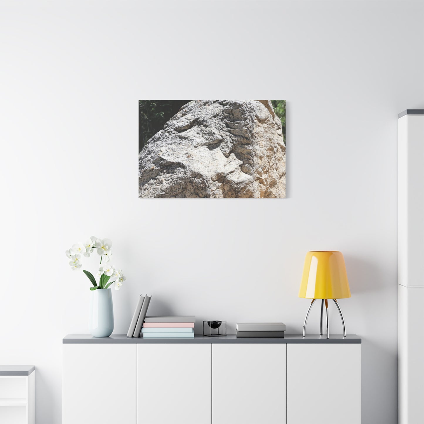 Stone of Solitude - Unique Frameless Canvas Wall Art