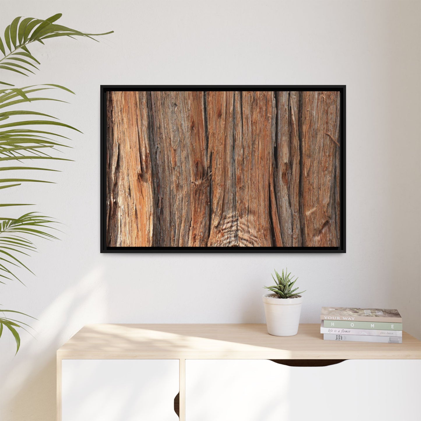 Echoes of Timber - Unique Stretched Canvas Wall Art