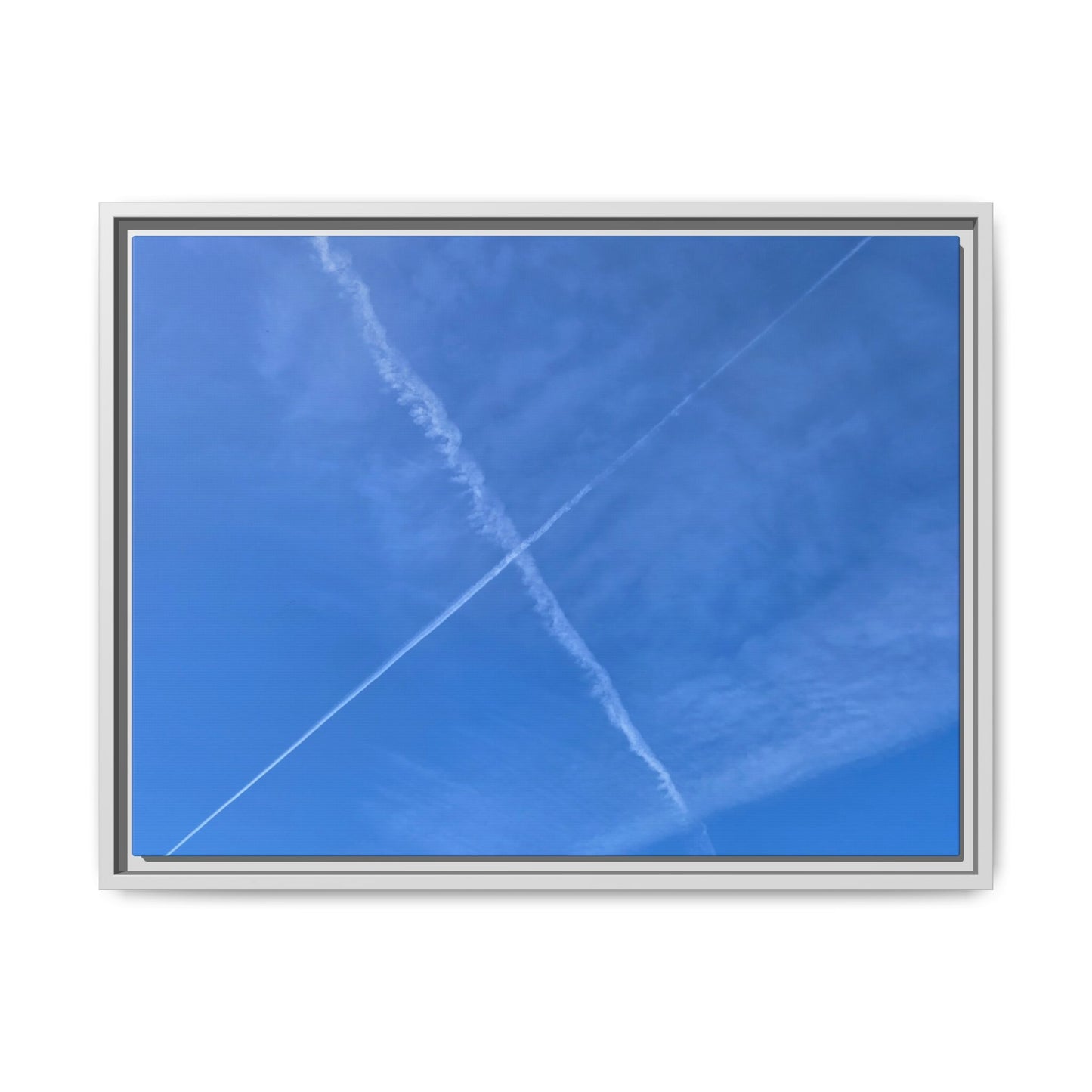 Sky Crossroads - Unique Stretched Canvas Wall Art