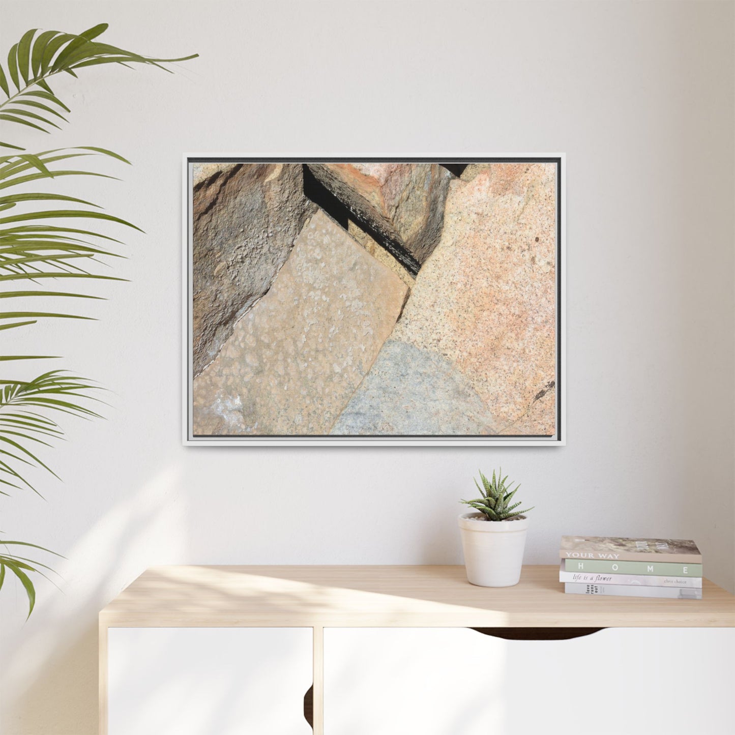Rock Fragment - Unique Stretched Canvas Wall Art