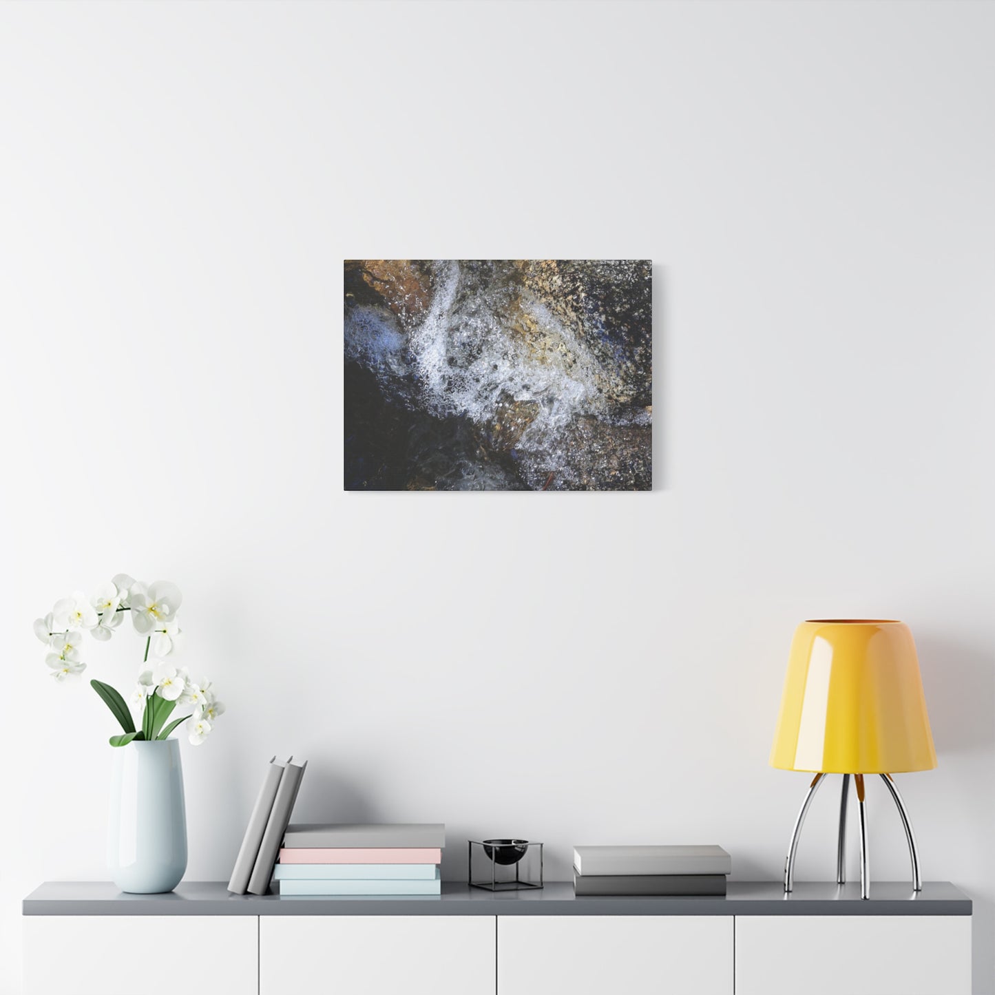 Liquid Stone - Unique Frameless Canvas Wall Art