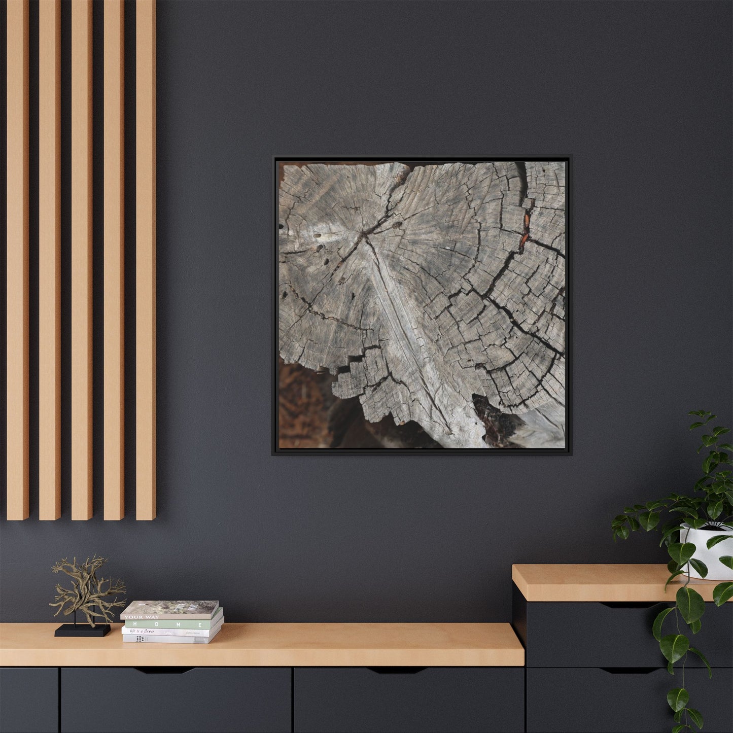 Time's Signature - Unique Stretched Canvas Wall Art