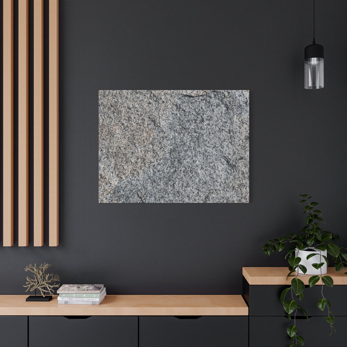 Echoes in Rock - Unique Frameless Canvas Wall Art