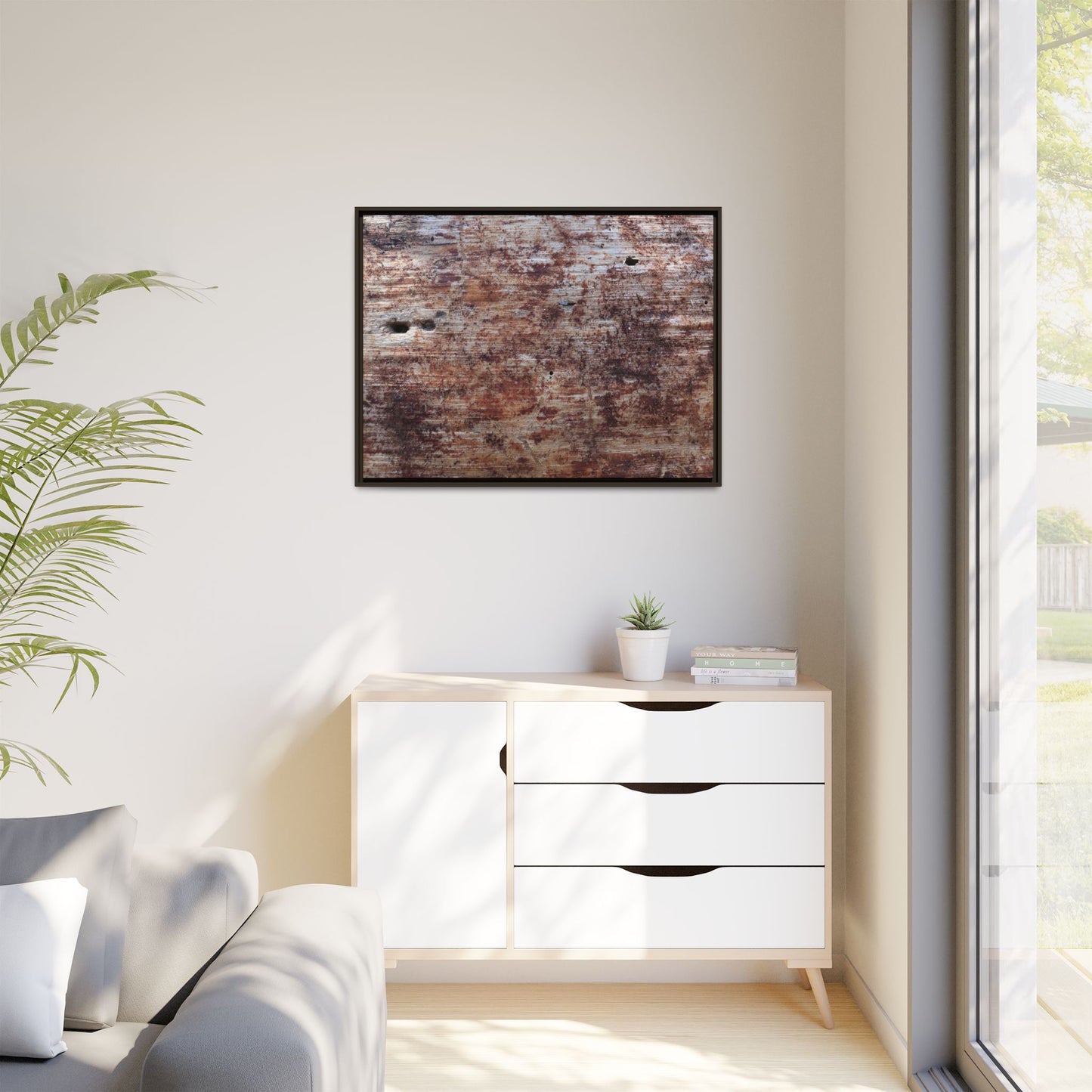 Rustic Textures - Unique Stretched Canvas Wall Art