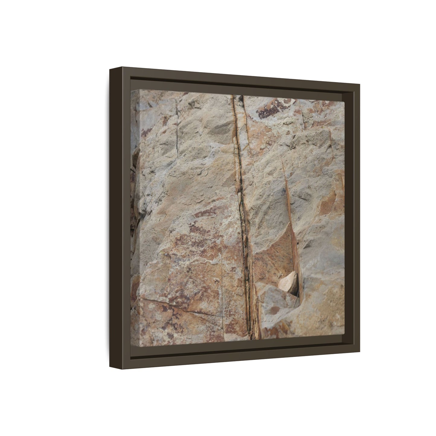 Sedimentary Symphony - Unique Stretched Canvas Wall Art