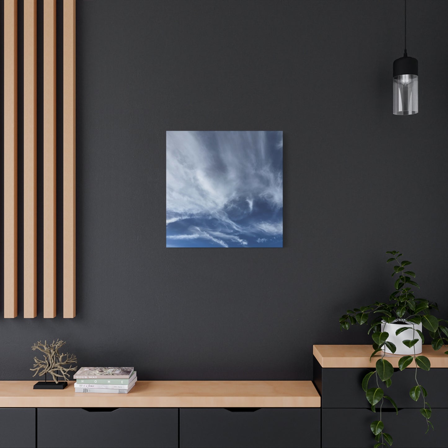 Whispers of the Celestial Realm - Unique Frameless Canvas Wall Art