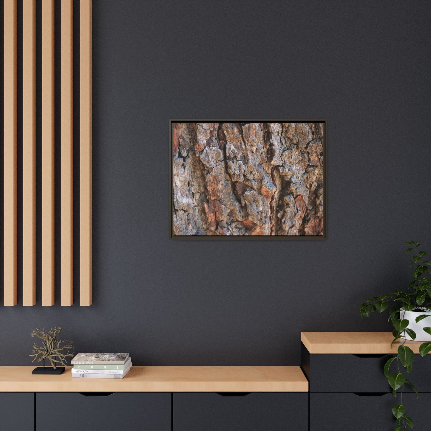 Craggy Textures - Unique Stretched Canvas Wall Art