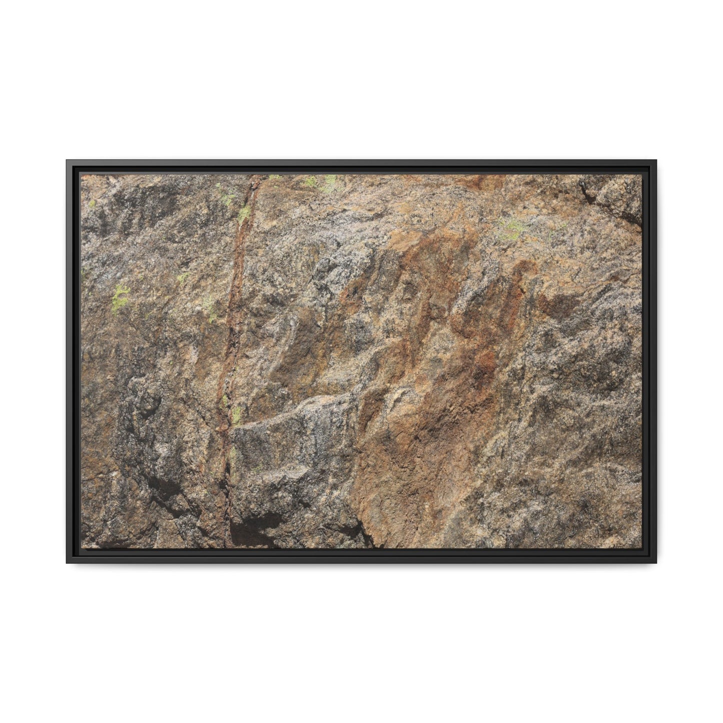 Weathered Rock Formation - Unique Stretched Canvas Wall Art