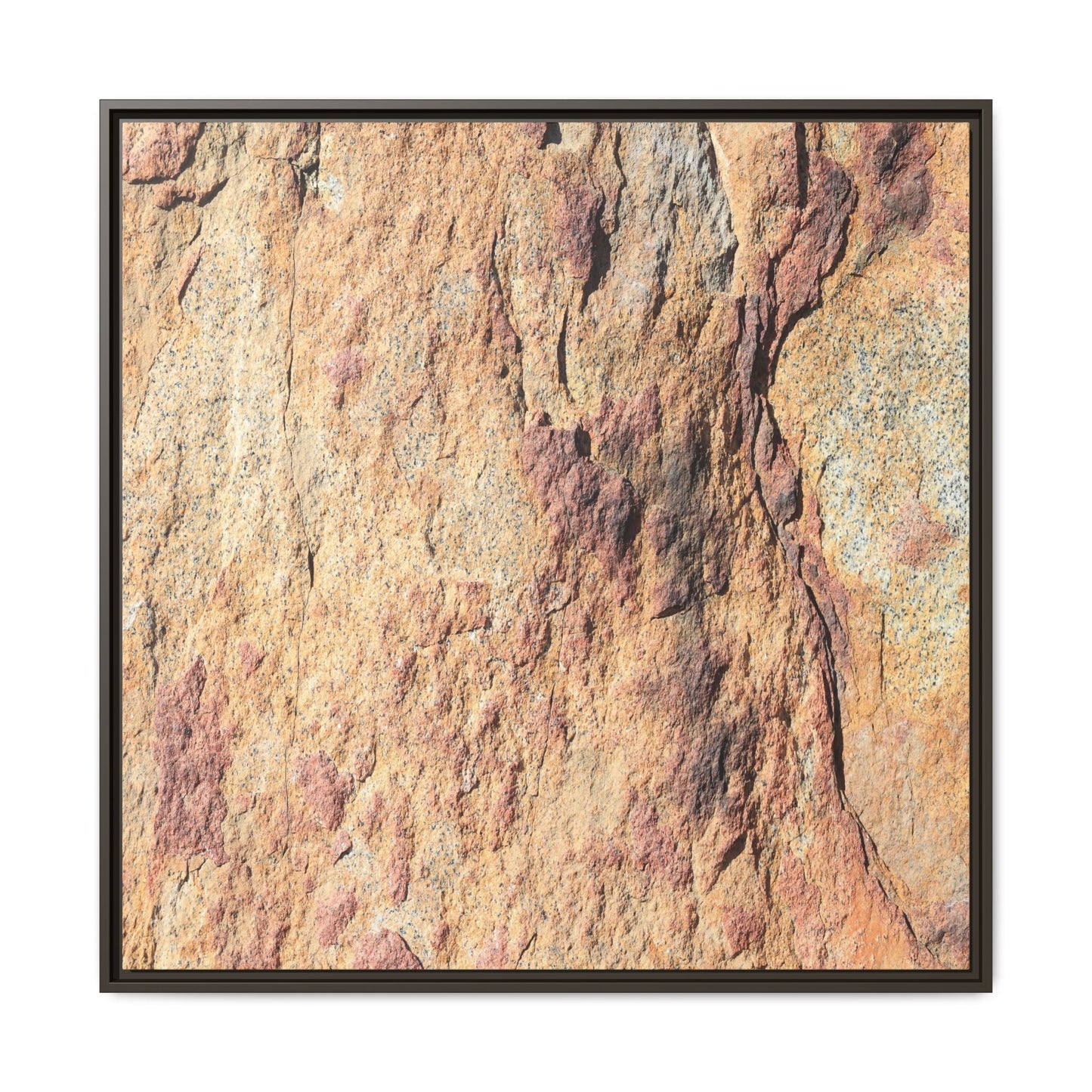 Fractal Stone - Unique Stretched Canvas Wall Art