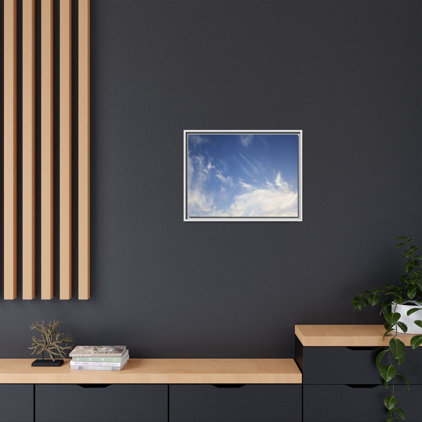Whispers of Sky - Unique Stretched Canvas Wall Art
