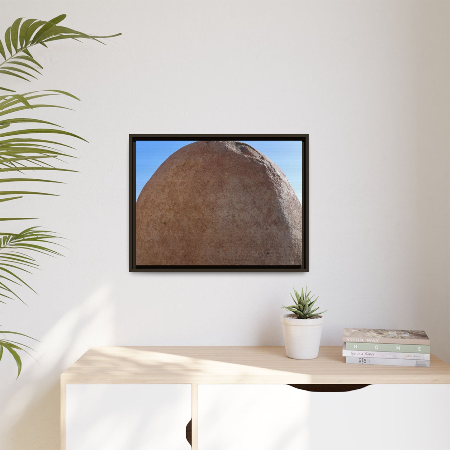 Stone Sphere - Unique Stretched Canvas Wall Art