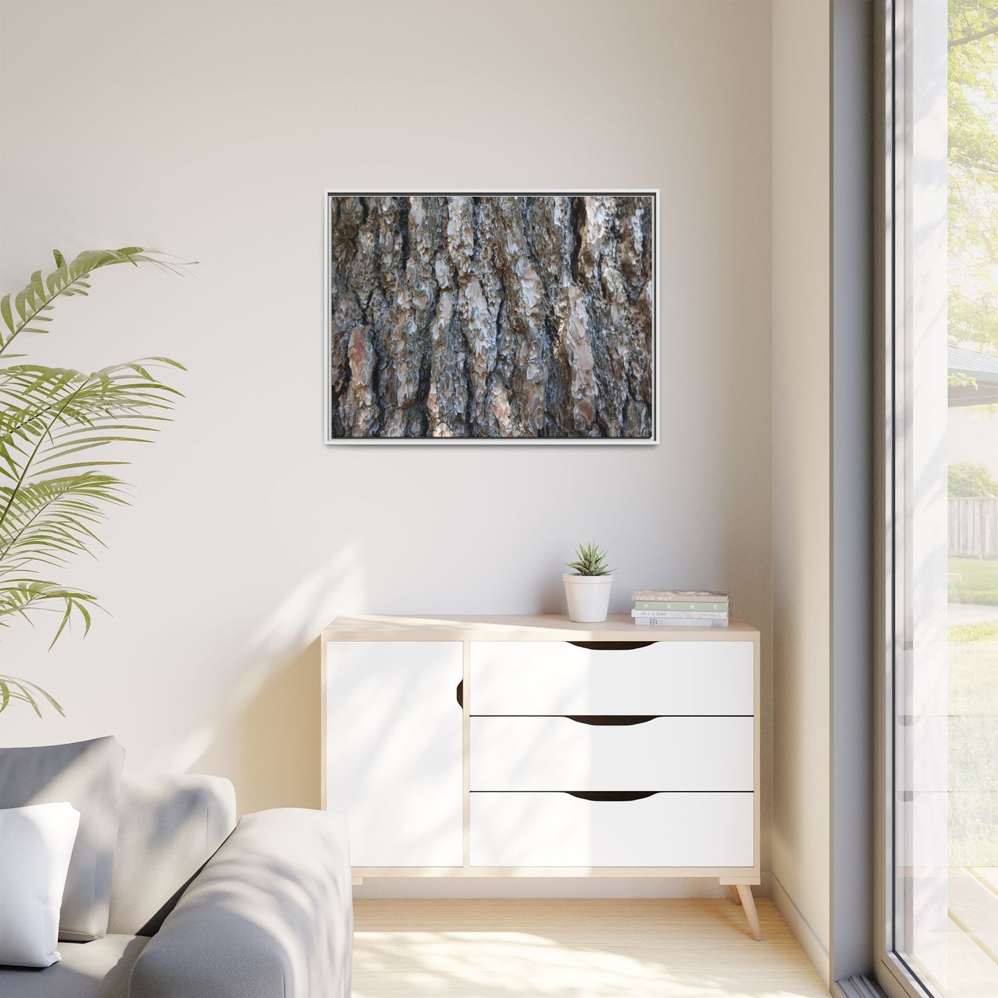 Bark Whispers - Unique Stretched Canvas Wall Art