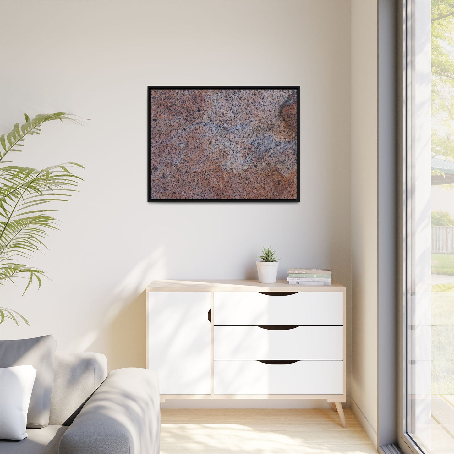 Earthen Mosaic - Unique Stretched Canvas Wall Art