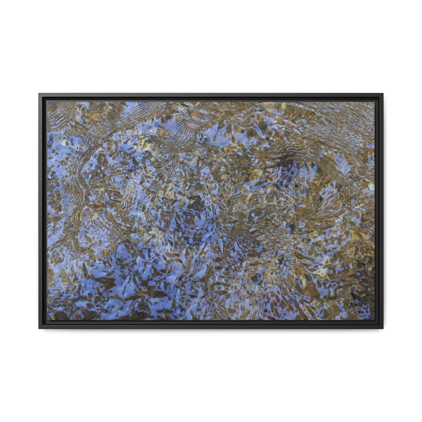 Aquatic Reflections - Unique Stretched Canvas Wall Art