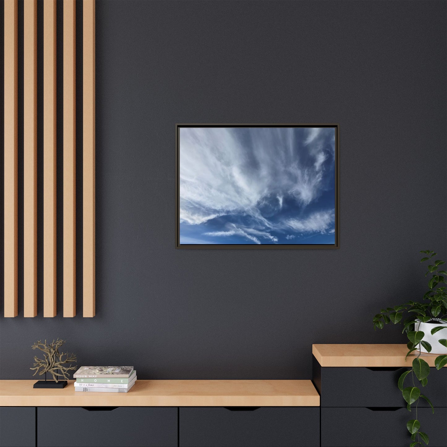 Ethereal Skies - Unique Stretched Canvas Wall Art
