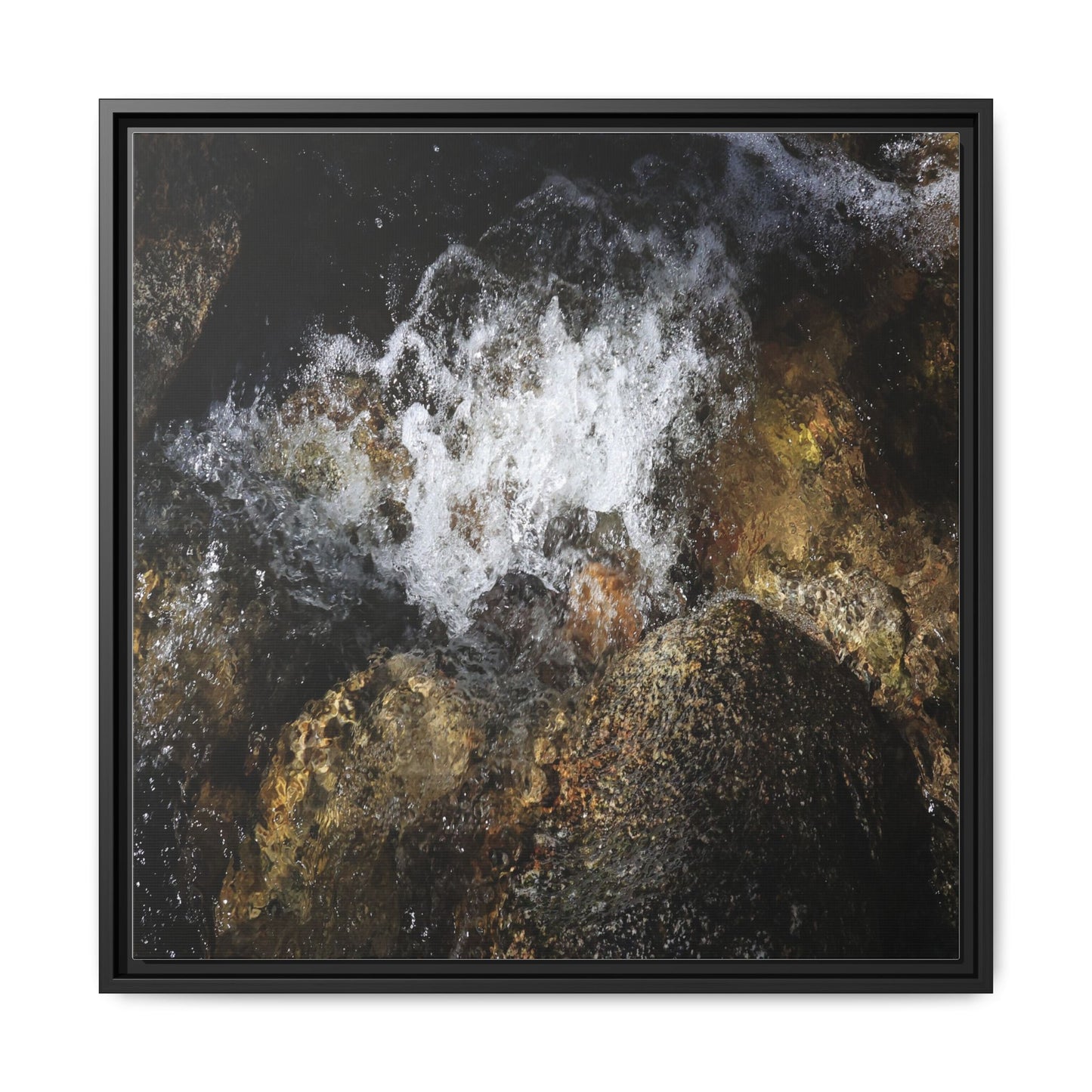 Cascading Momentum - Unique Stretched Canvas Wall Art