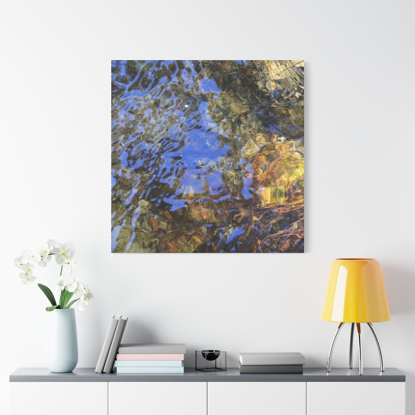 Water's Whisper - Unique Frameless Canvas Wall Art