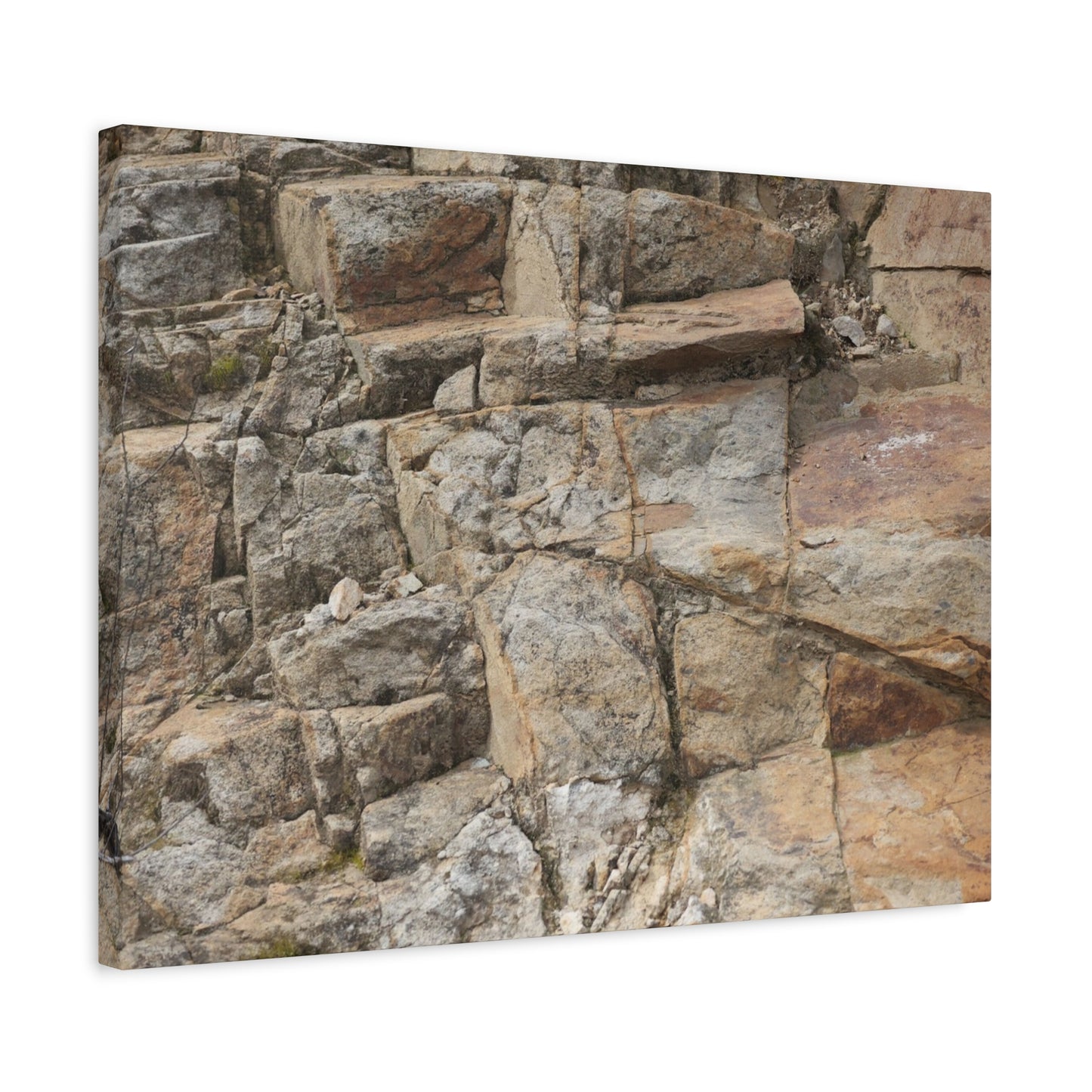 Stone Memories - Unique Frameless Canvas Wall Art