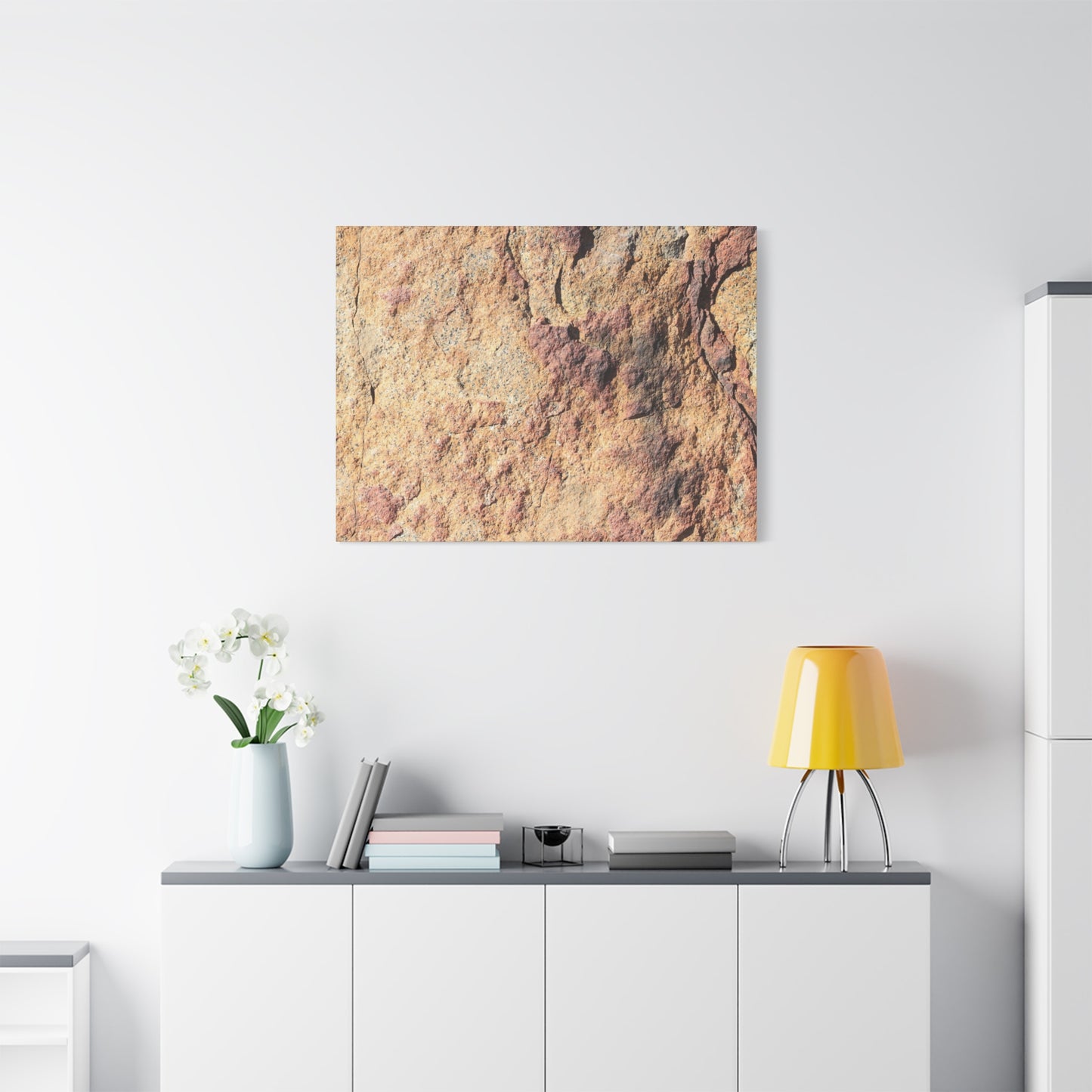 Terracotta Tears - Unique Frameless Canvas Wall Art
