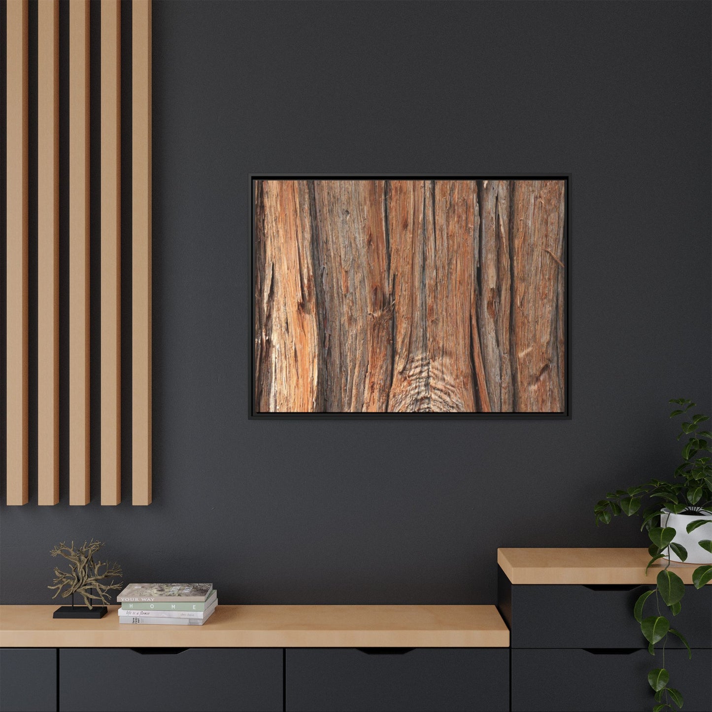 Echoes of Timber - Unique Stretched Canvas Wall Art