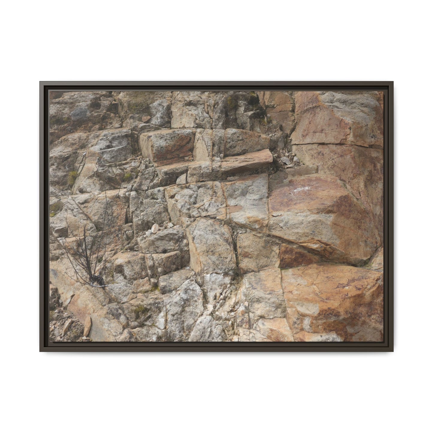 Sandstone Symphony - Unique Stretched Canvas Wall Art
