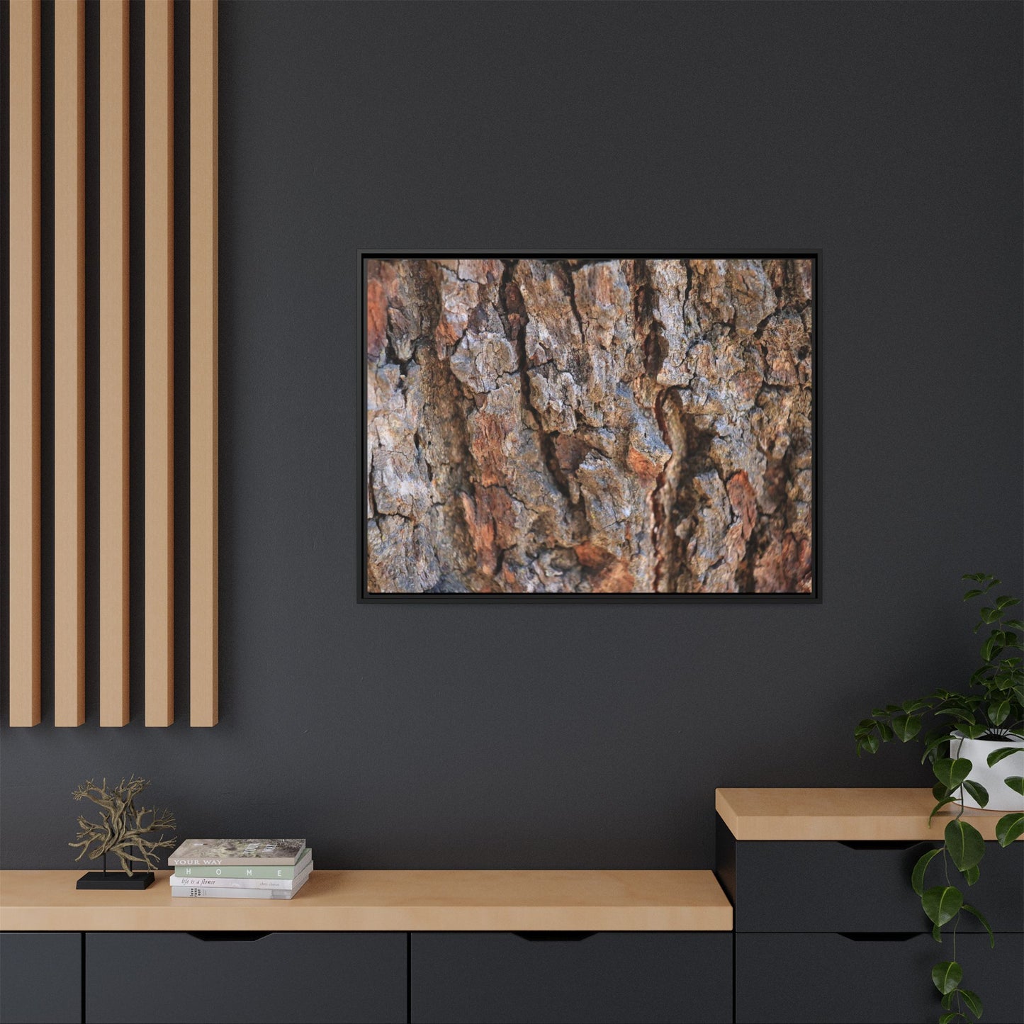 Craggy Textures - Unique Stretched Canvas Wall Art
