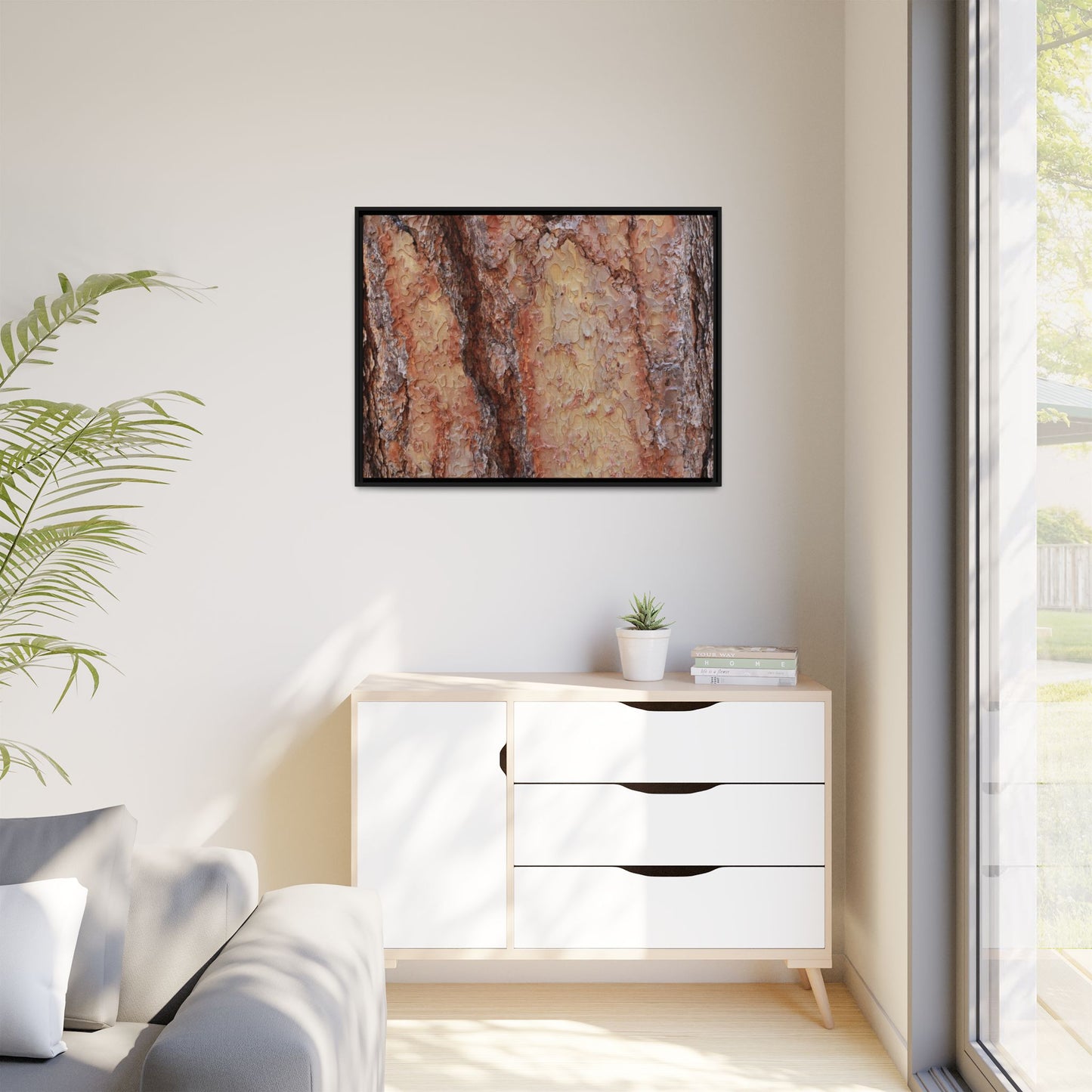 Rustic Rhythms - Unique Stretched Canvas Wall Art