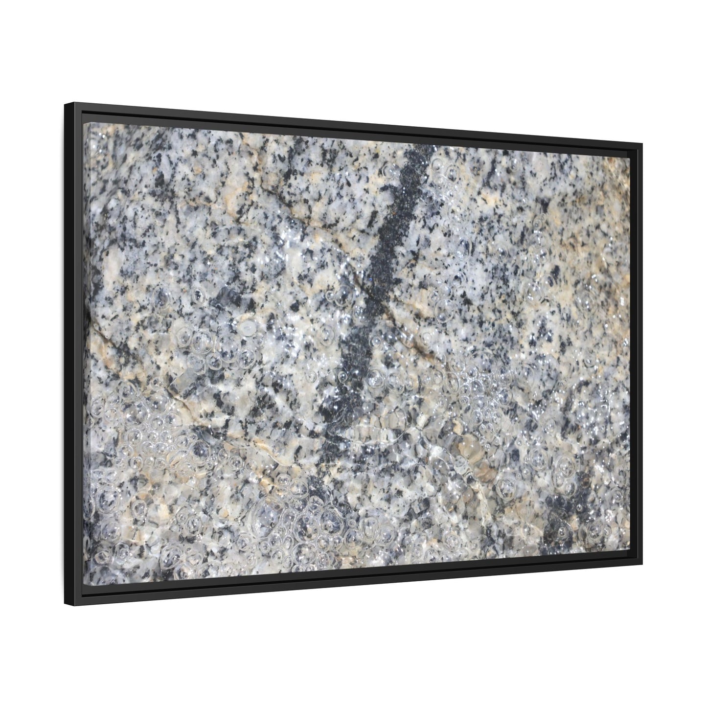 Granite Bubbles - Unique Stretched Canvas Wall Art