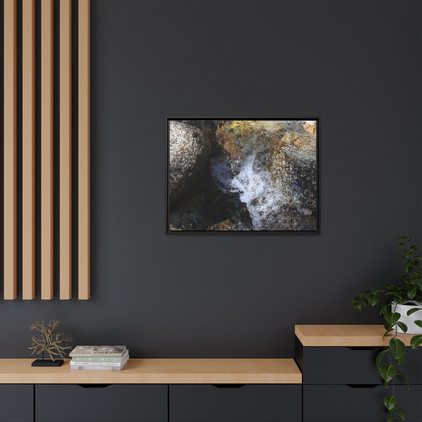 Nature's Turbulence - Unique Stretched Canvas Wall Art
