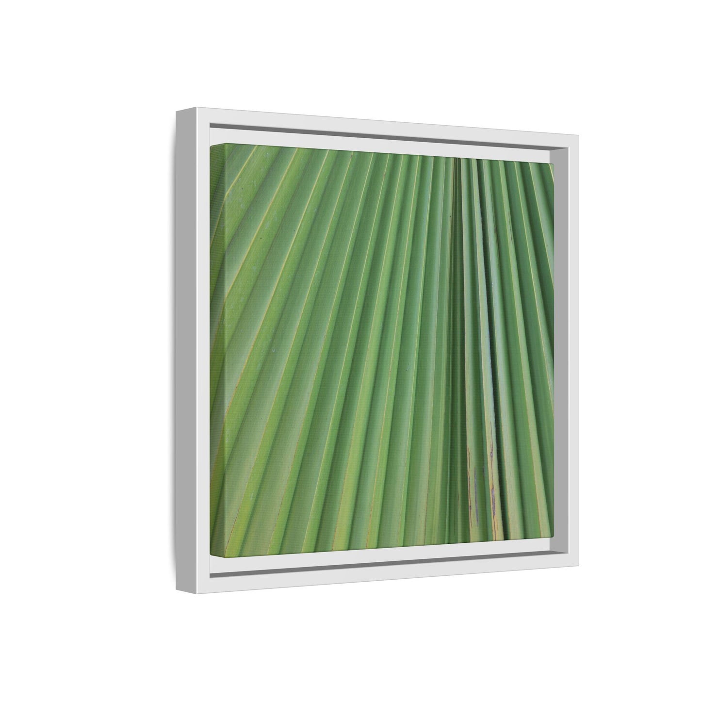 Emerald Rays - Unique Stretched Canvas Wall Art