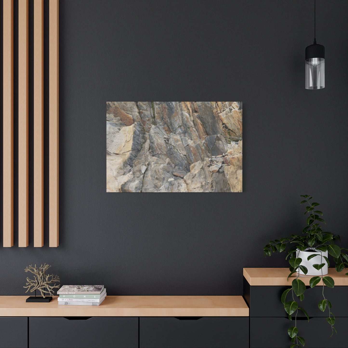 Fractured Memory - Unique Frameless Canvas Wall Art