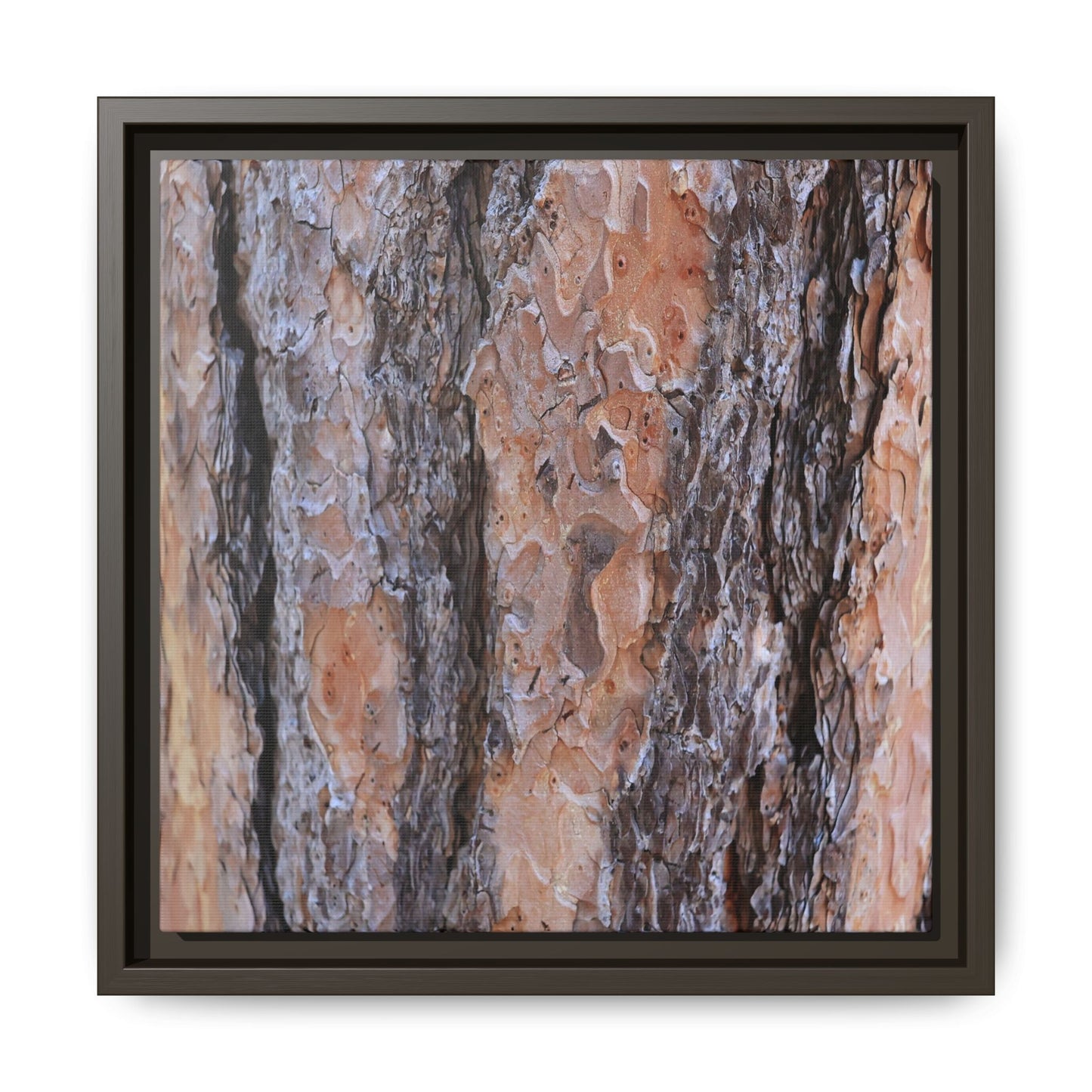 Earthy Embrace - Unique Stretched Canvas Wall Art