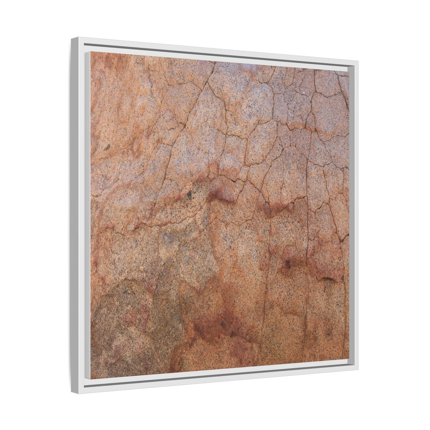 Russet Fissures - Unique Stretched Canvas Wall Art