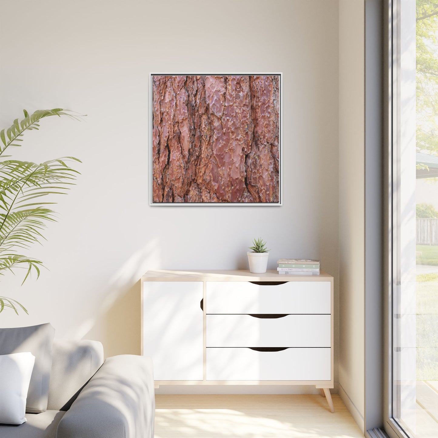 Russet Ridges - Unique Stretched Canvas Wall Art