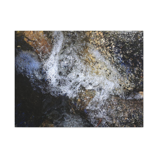 Liquid Stone - Unique Frameless Canvas Wall Art - Art By Earth