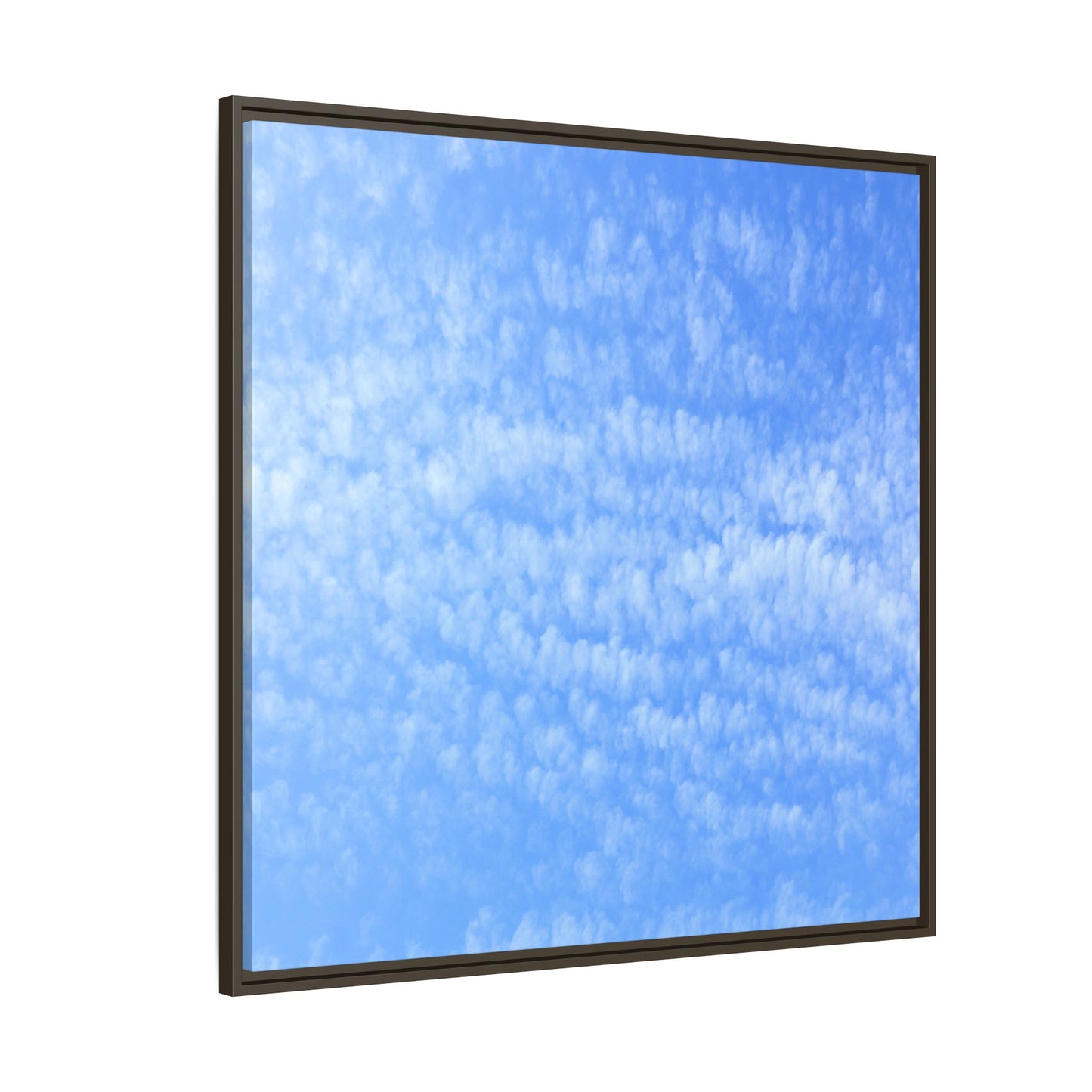 Wispy Blue Dreams - Unique Stretched Canvas Wall Art